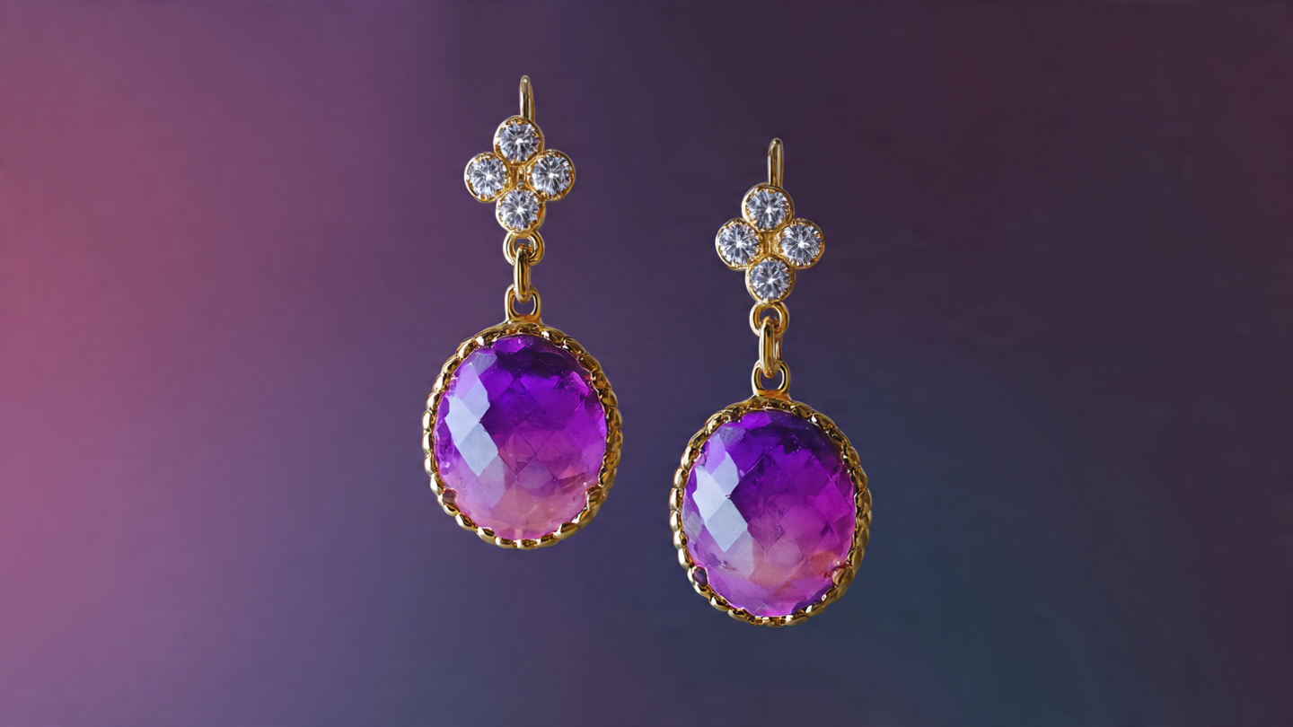 Elegant Diamond Earrings